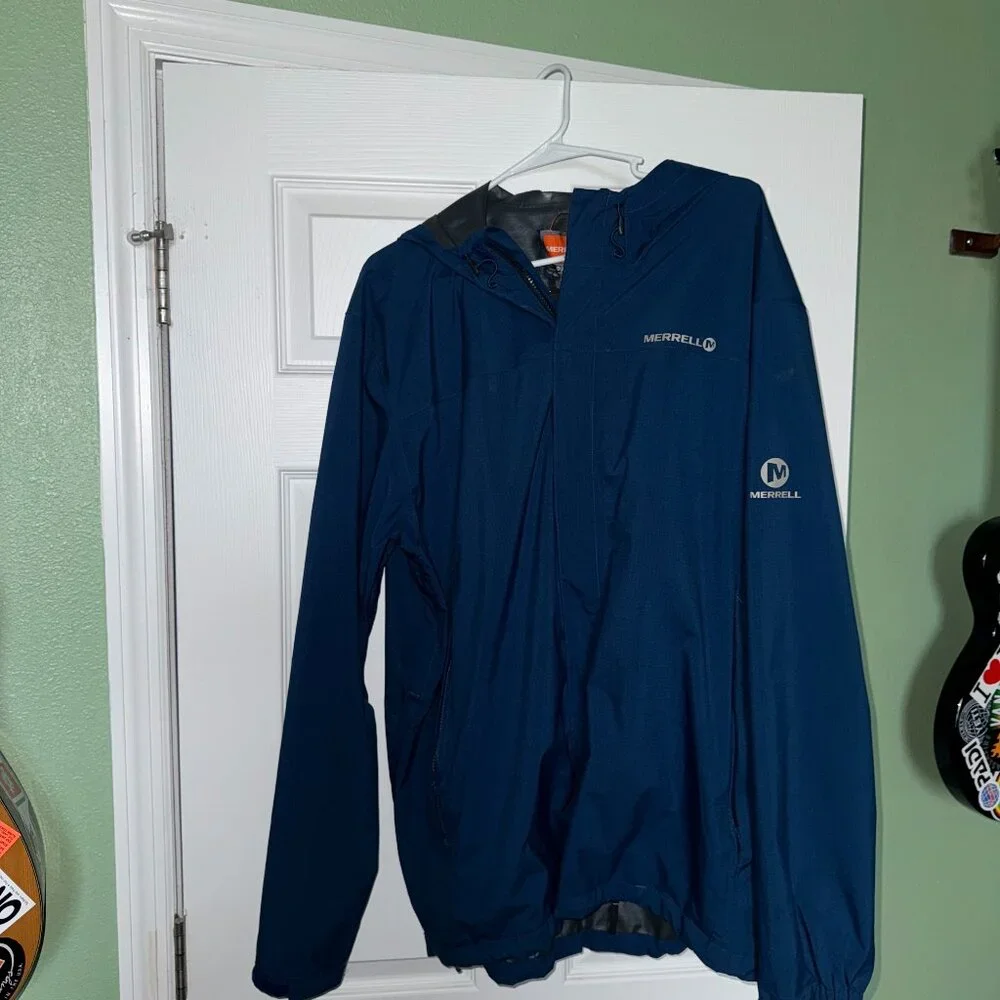 Blue Merrell Opti Shell Rain Jacket. - Picture 8 of 8